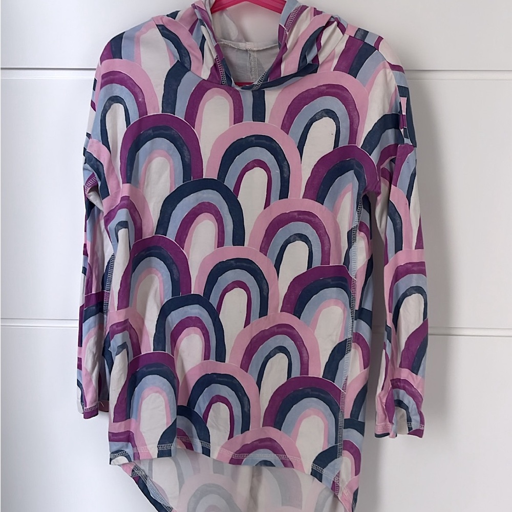 Tea Collection Hi-Lo Hoodie. Size 8. VGUC.